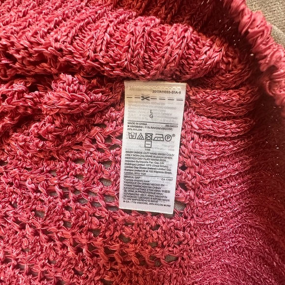 GAP Pink Ribbed Sleeveless Tank Top - Picture 5 of 7